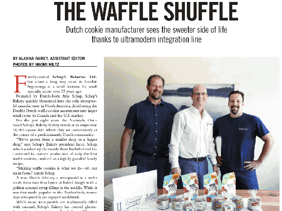 The waffle shuffle article cover