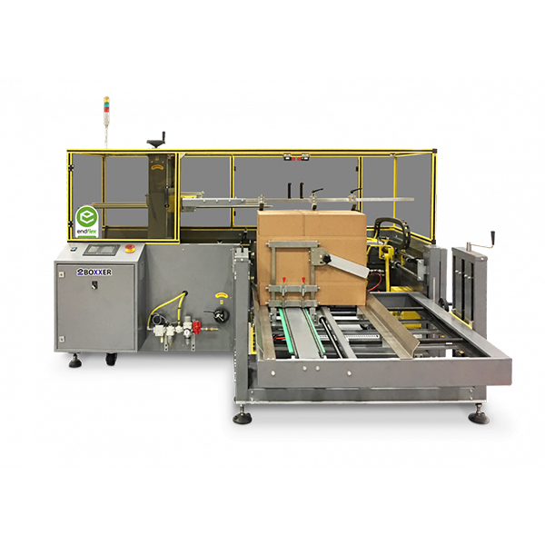 Automatic case erecting and taping packaging machine