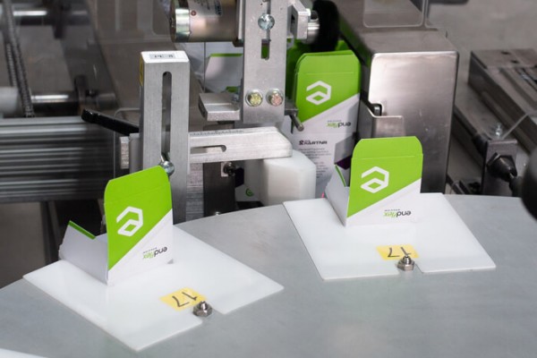 Carton forming machine interior image