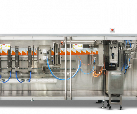 Horizontal form fill and sealing packaging machine