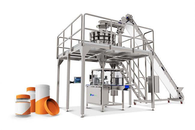 vegetable container filling machine