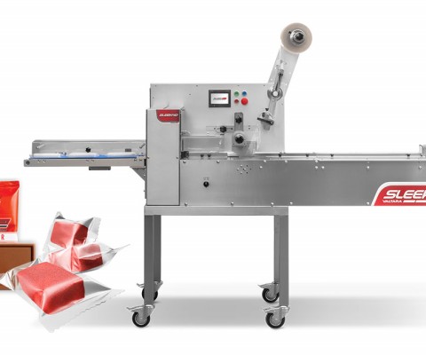 flow wrapping machine for product packaging