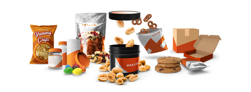 Snacks store packaging machine