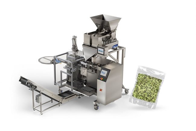 Cannabis bagging machine