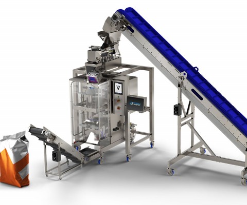 VerTek-800-1200 with end product packaging machine