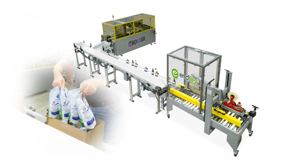 China ZJ-QZJV Awtomatikong Five-bag Noodle Case Packer pabrika at mga  supplier |Jingwei