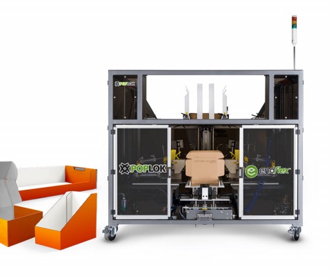 PopLok display tray forming machine