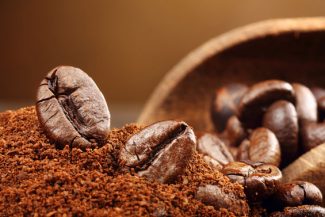 coffee beans and grounds example product for packaging