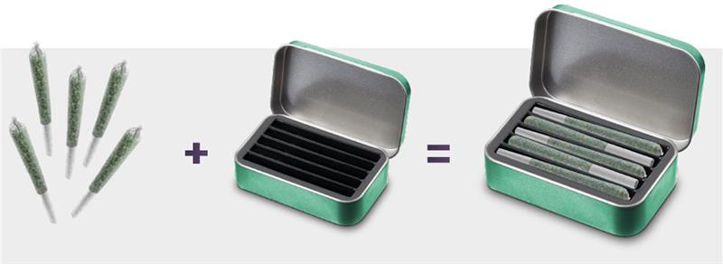 tray filling machine for cannabis joints