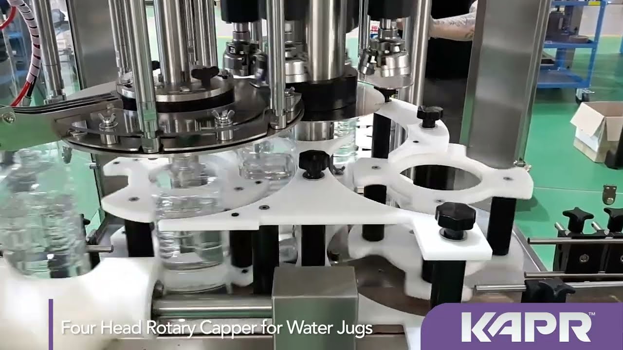 Four Head Rotary Capper for Water Jugs
