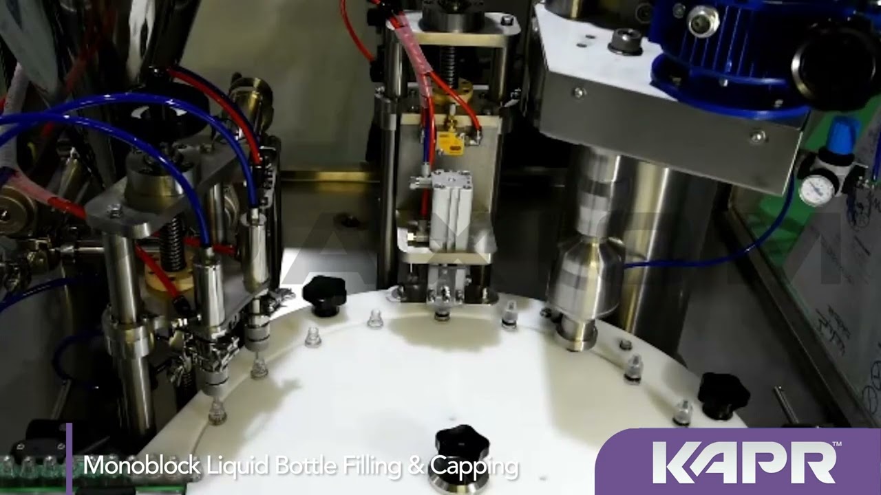 KAPR Monoblock Liquid Bottle Filling and Capping Machine