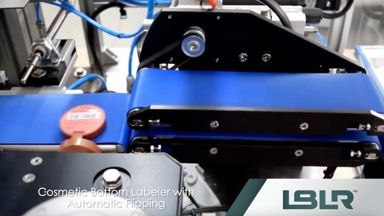Lbl22 Labels LBLR Cosmetic Bottom Labeler with Automatic Flipping