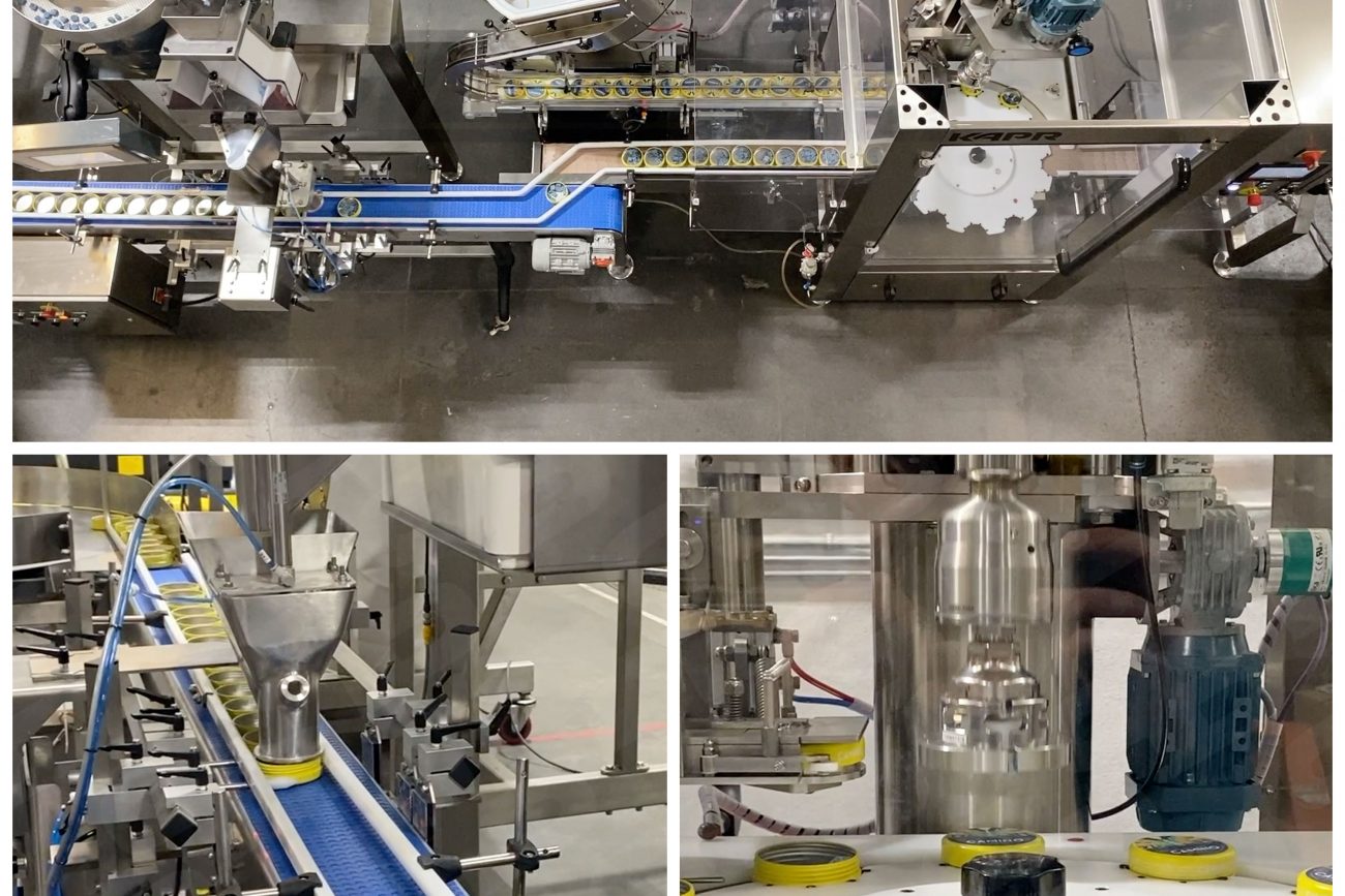 Turn Key Gummy Container Filling and Capping System for Edibles