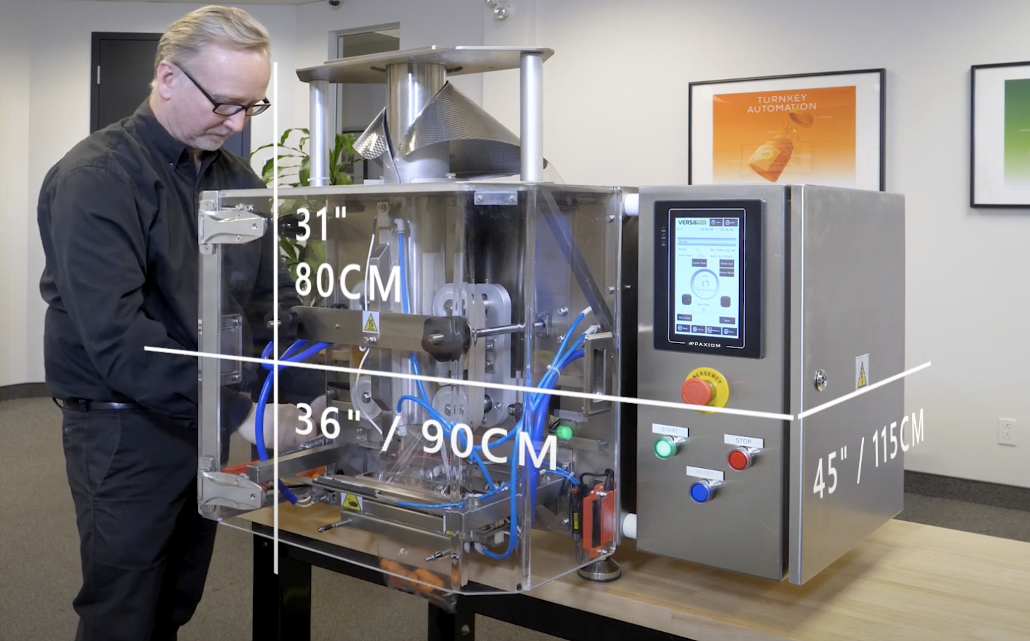 VersaPak compact vertical bagger