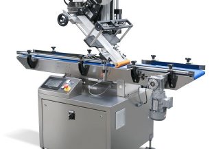 LBLR lay flat pouch labeling machine