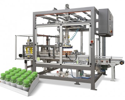 Robotic Packaging machine gantry top load case packer