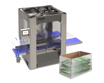 Robotic Case Packaging Machine with product