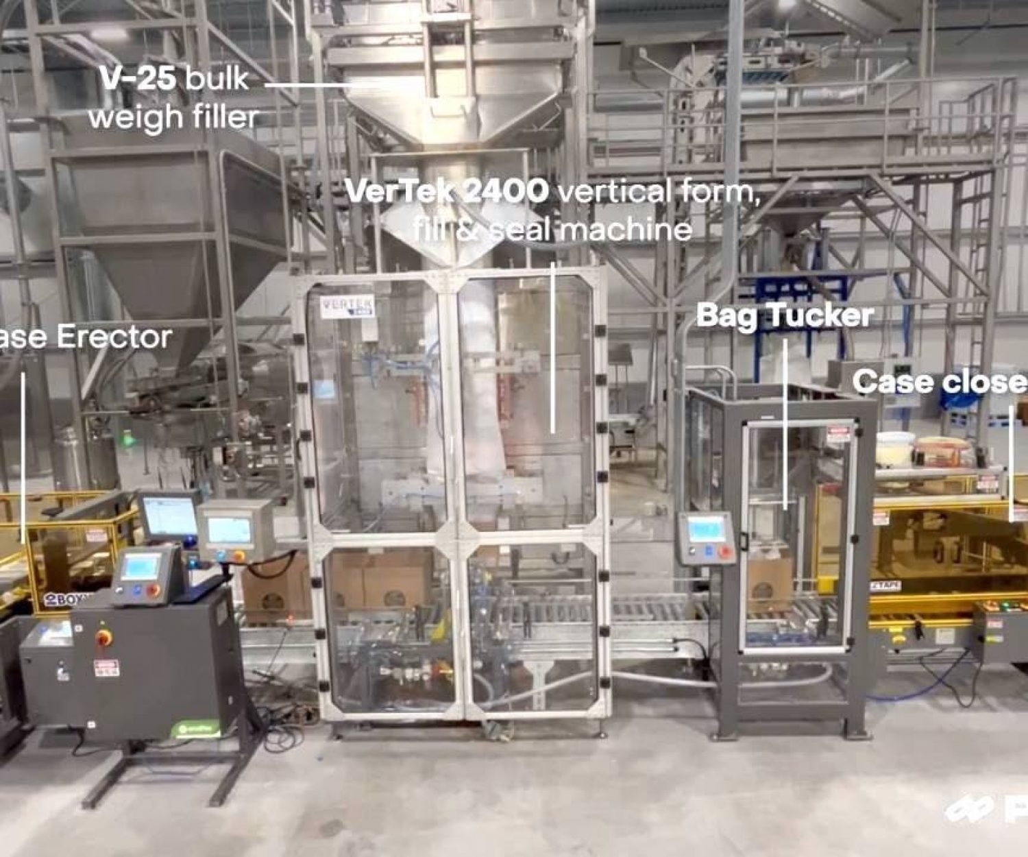 How to Weigh Fill and Vacuum Package Bulk Nuts into Cases