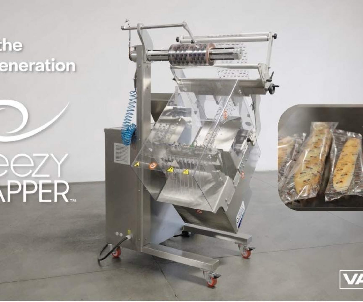 Breezy Wrapper Wrapping Various Products With Auto Length Detect