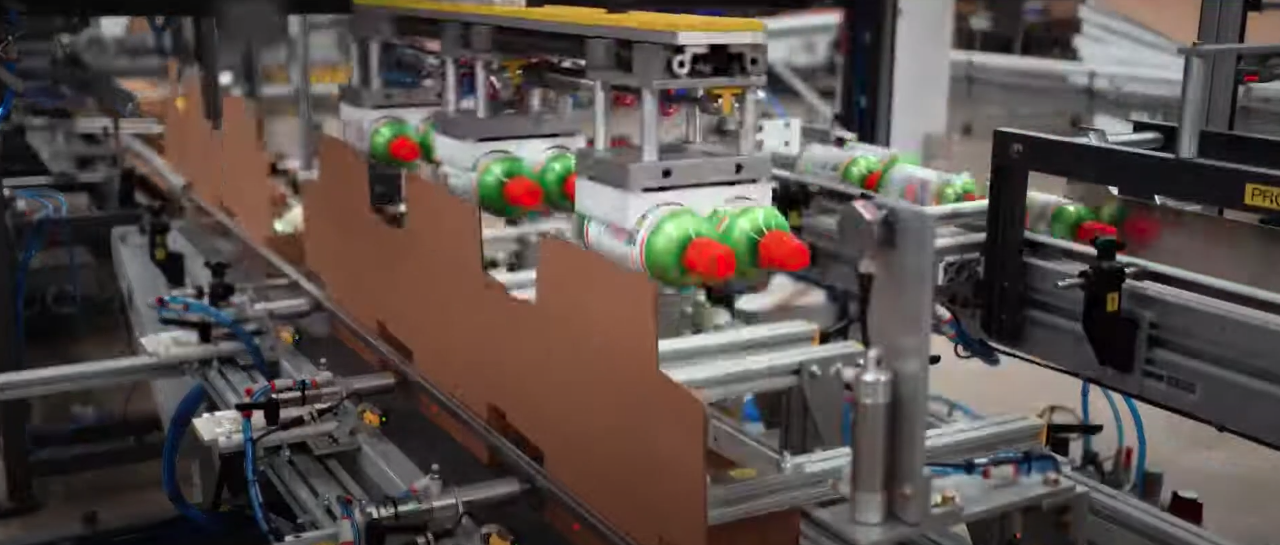 Turnkey Bottle Packaging System for Tray Forming, Tray Loading, Case Packing & Palletizing