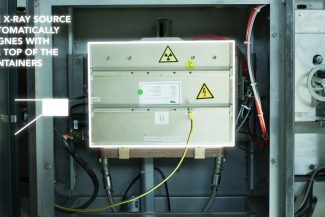 X-ray container inspection machine