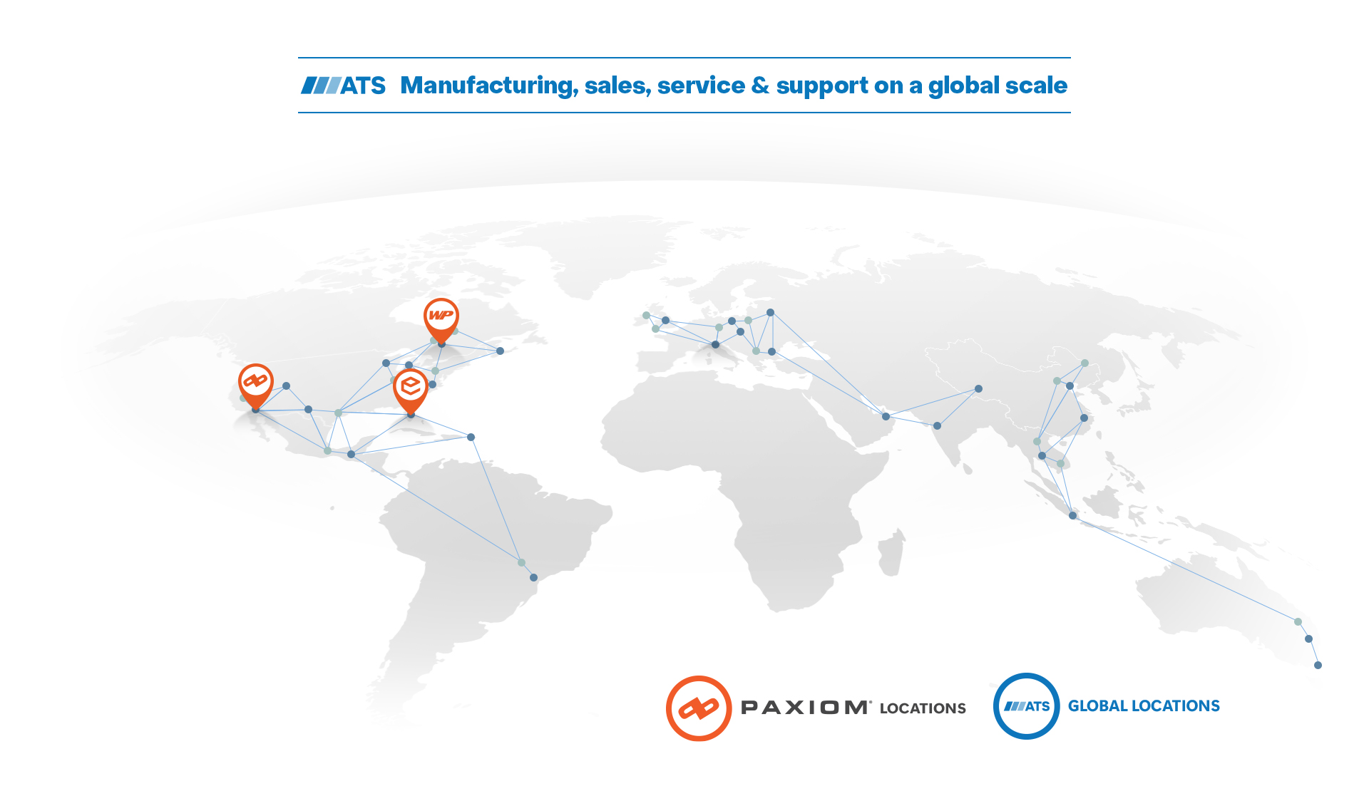 ATS Paxiom Map Locations