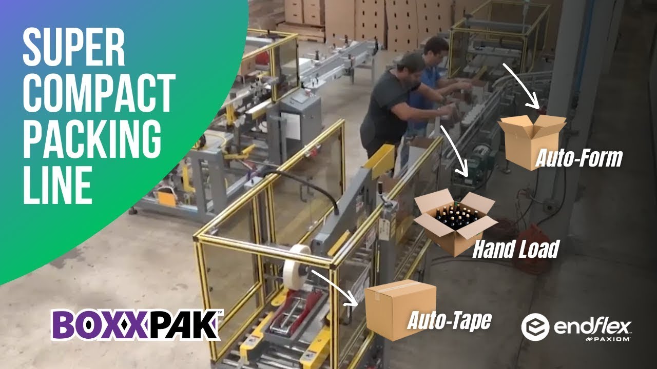 BoxxPak Modular Semi Automatic Case Packing System