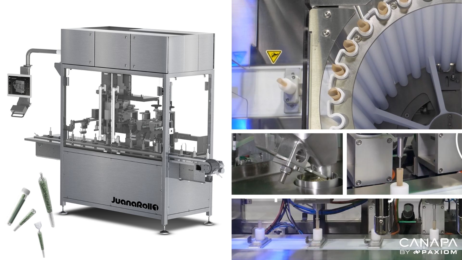 JuanaRoll-1 single channel pre roll packaging machine