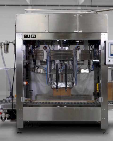 packaging machine bag uncuffer with vacuum sealing