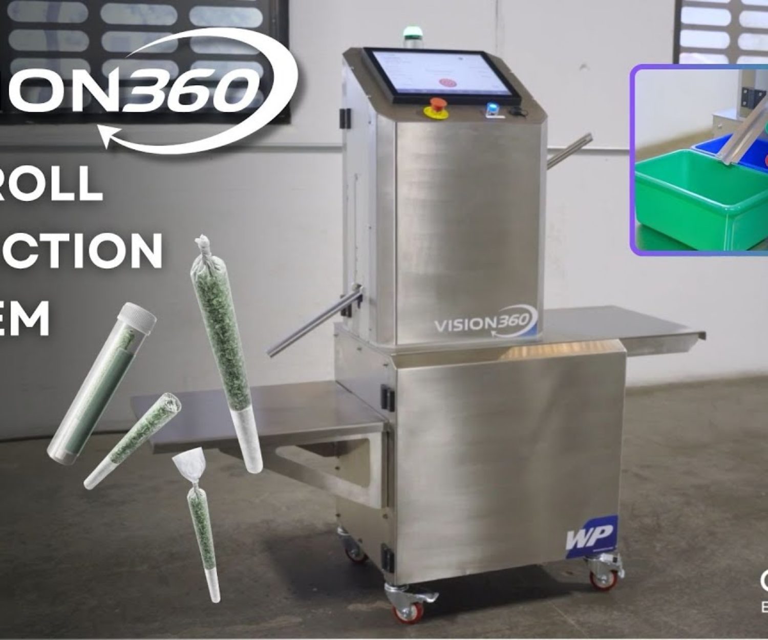 Vision360 automatically inspects pre-rolls and joints for any imperfections