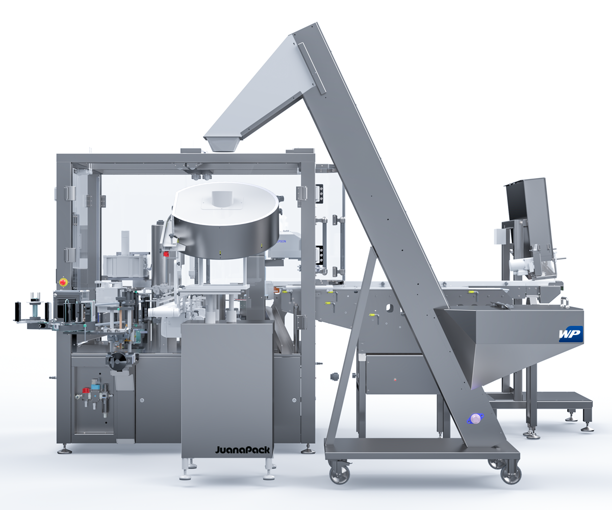 JuanaPack tube Filling Side view