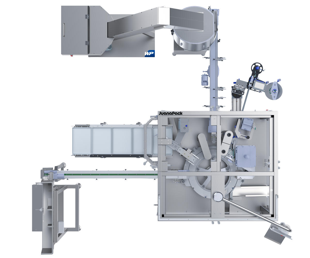 JuanaPack Inline Tube Filling Top View