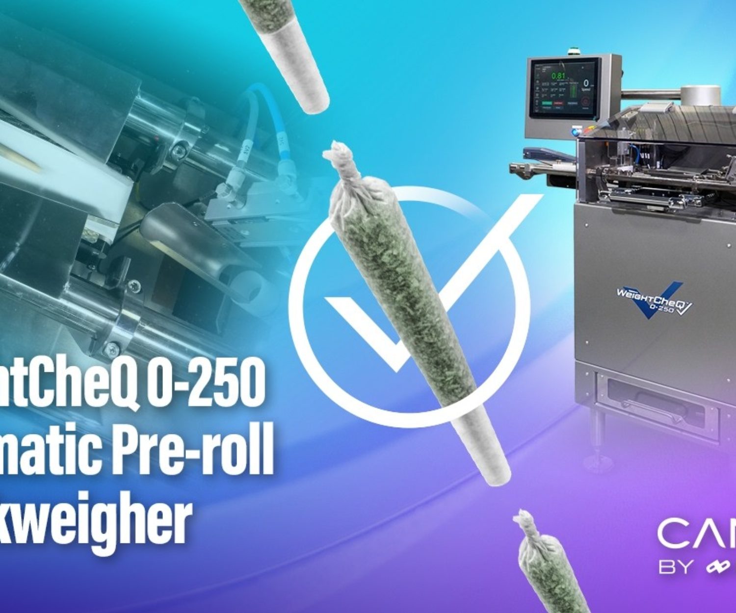 WeighCheQ 0-250 Pre-Roll Check Weighing Machine - Sensitive to 0.01gram